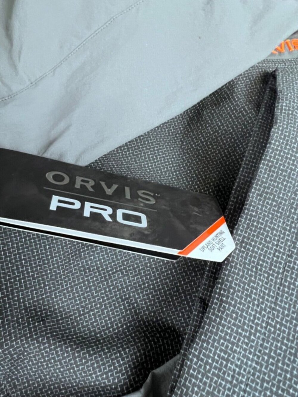Men's Upland Hunting Softshell Pant Slate/Dark Shadow Size 46/32 Orvis - Picture 4 of 10